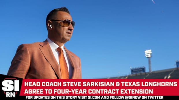 WATCH! Texas Coach Steve Sarkisian